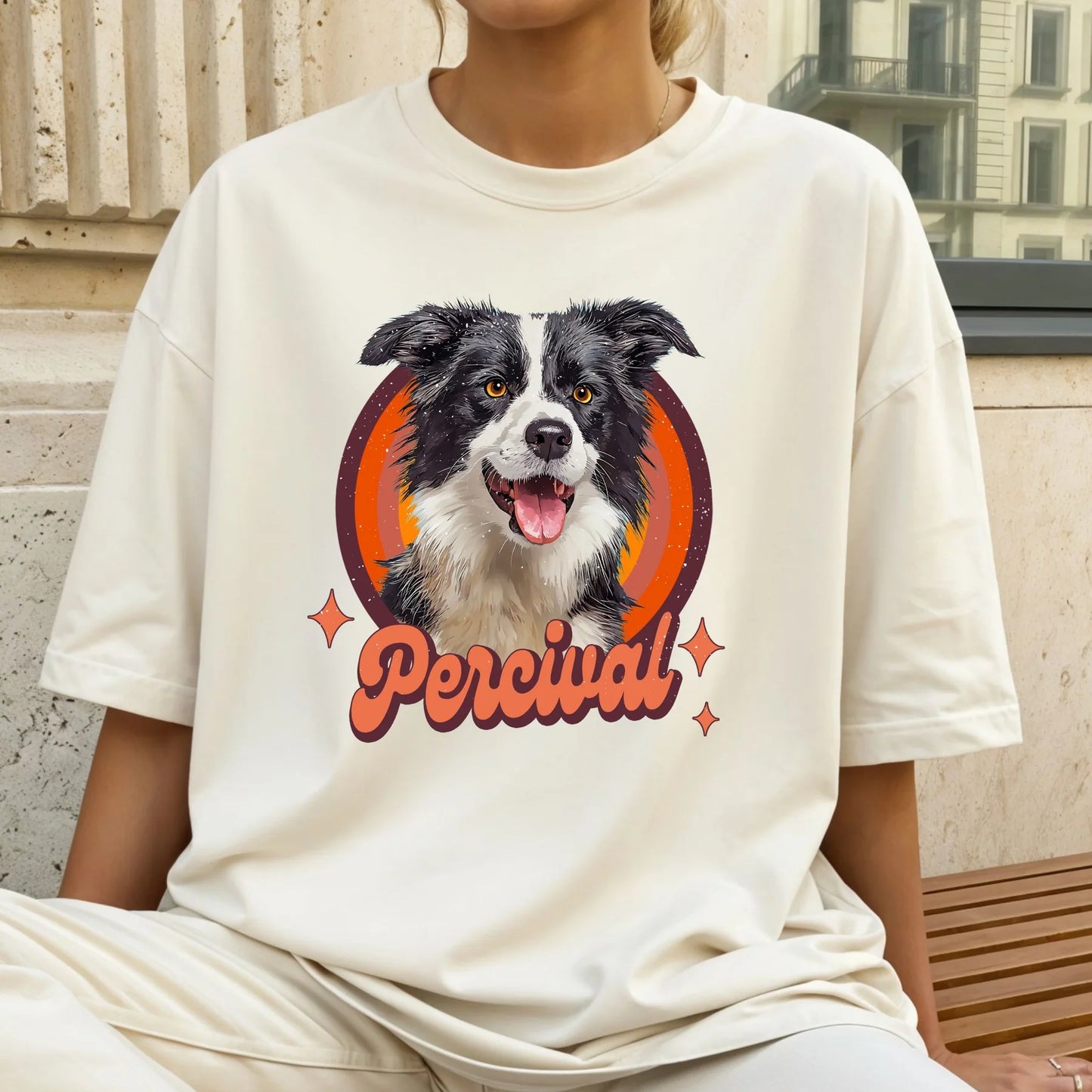 Custom Pet T-Shirt — Pet Photo + Name