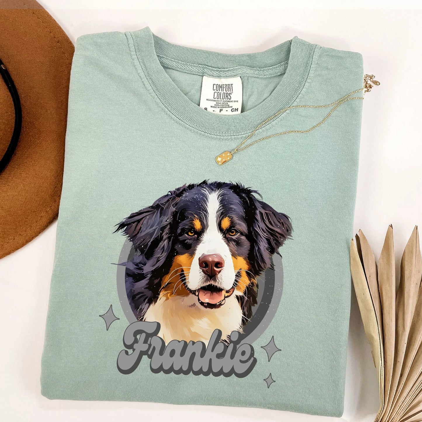 Custom Pet T-Shirt — Pet Photo + Name