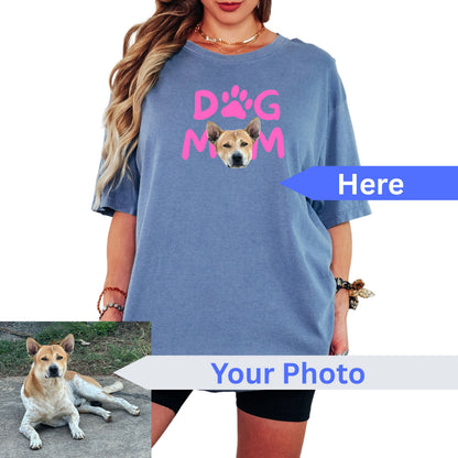 Custom Dog Mom Portrait T-Shirt | One of a Kind Vintage Pet Portrait | Never Made Twice
