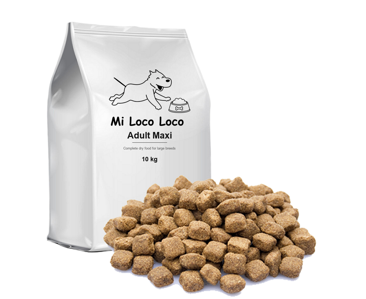 Mi Loco Loco Large Breed Adult dry dog food, 10 kg bag