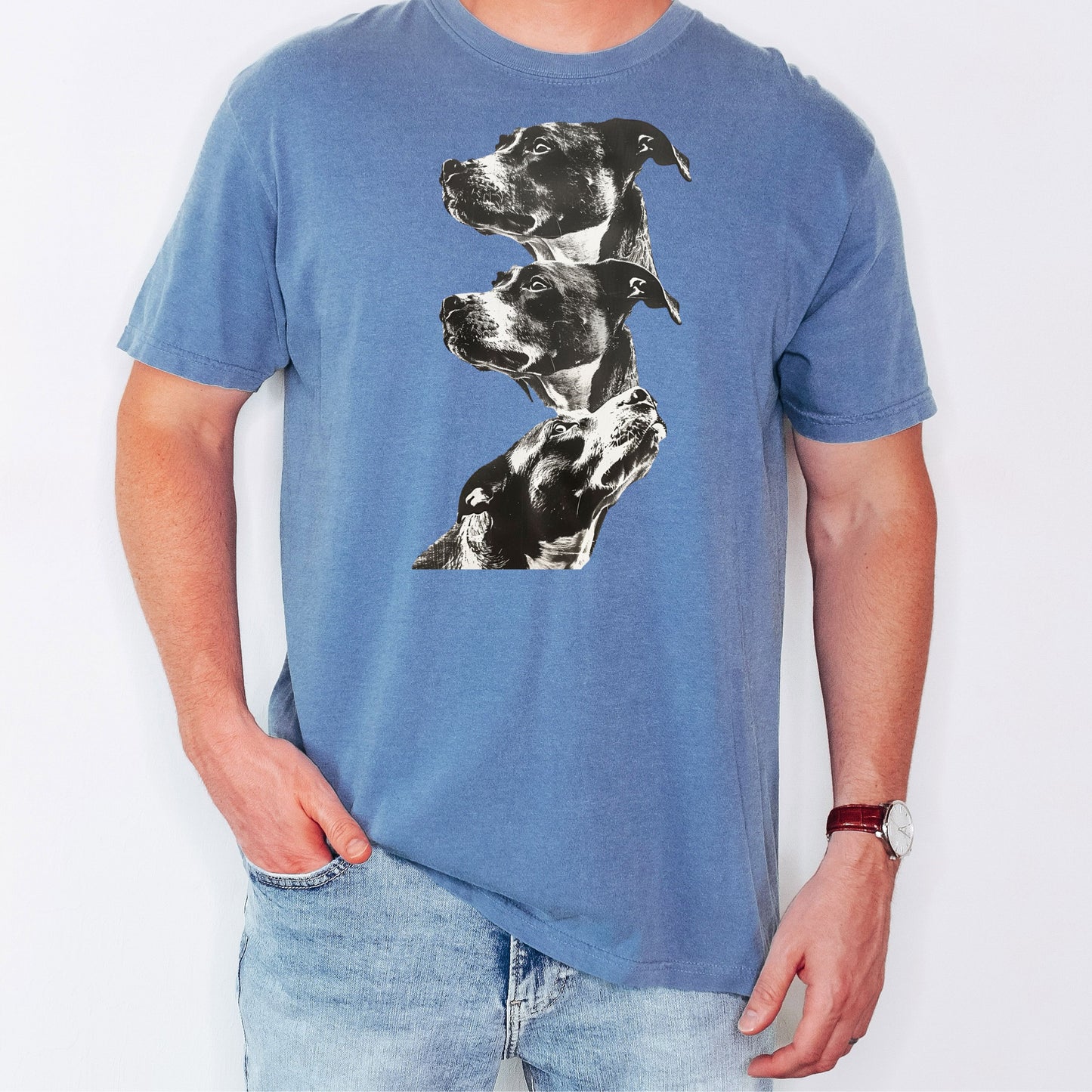Custom Dog Portrait T-Shirt One of a Kind, Never Made Twice