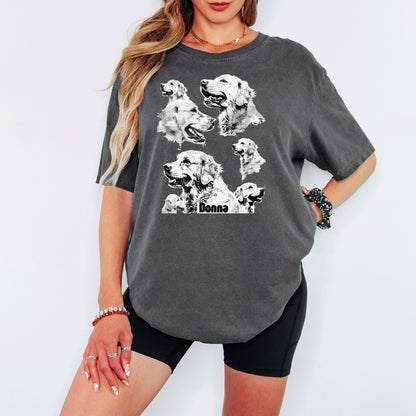 Custom Dog Portrait T-Shirt One of a Kind, Never Made Twice