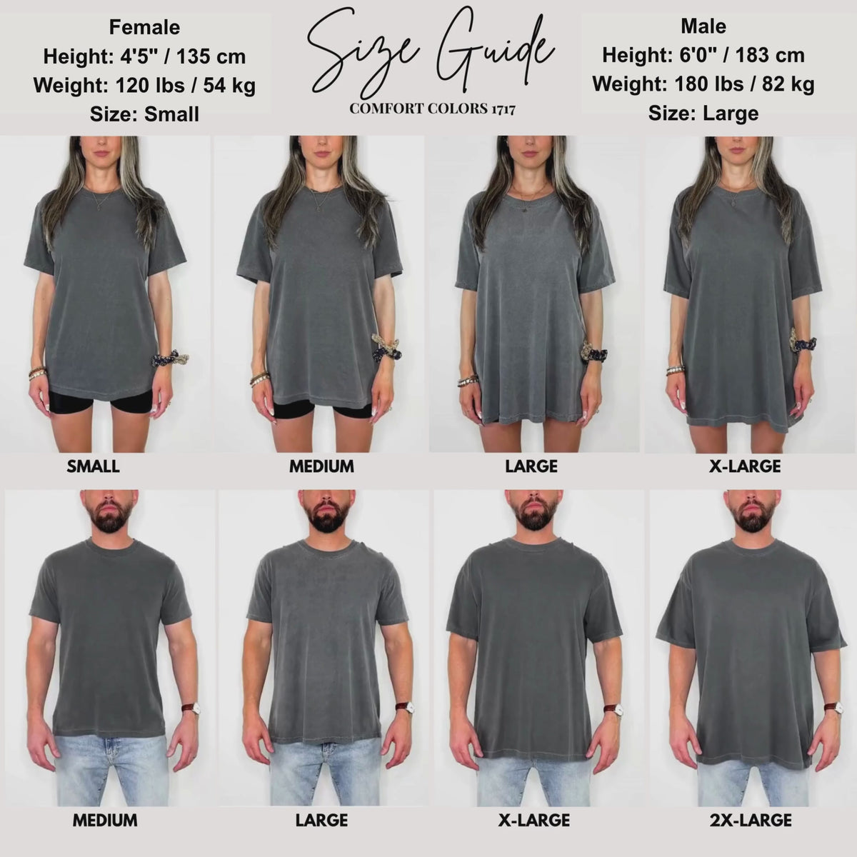 Load video: Size Chart